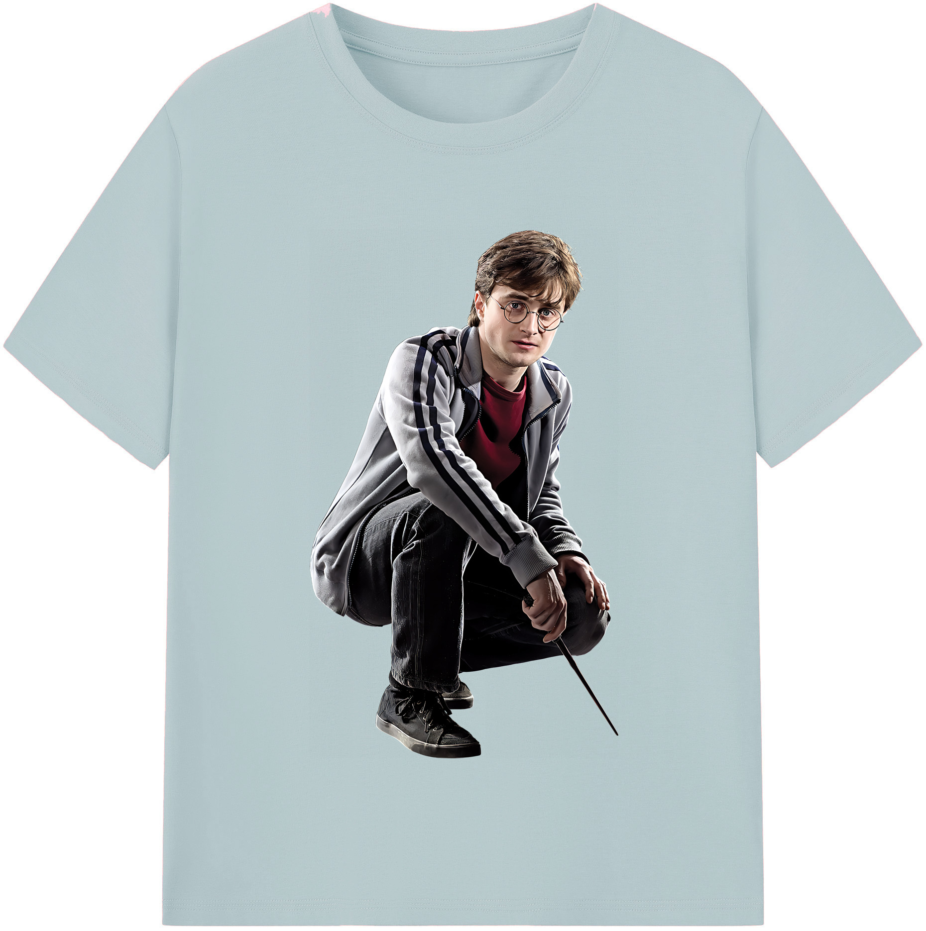 （画像用） Harry Potter ハリー・ポッターシリーズ 綿100％半袖Tシャツ（フロントプリント）